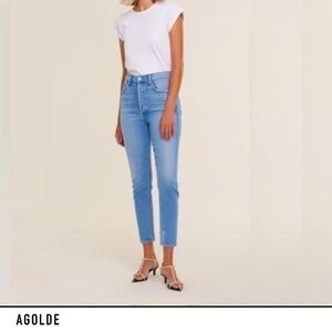 AGOLDE Nico High Rise Slim Fit Jeans Embark 24